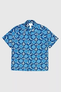 Vintage 1980's Howie Ukele Print Tropical Shirt