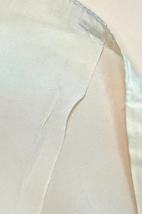 Vintage 1950's Delmonico Satin Selvedge Loop Collar Shirt