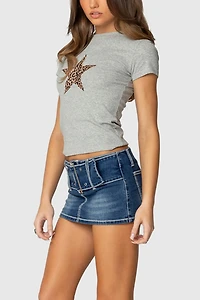 Edikted Payson Wide Belted Mini Skort