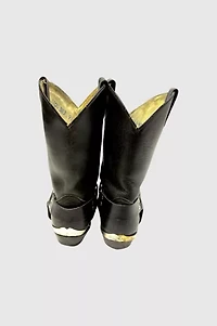 Vintage 1990's Cowtown Harness Motorcycle Cowboy Boots