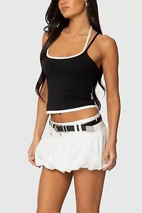 Edikted Emersyn Bubble Mini Skirt