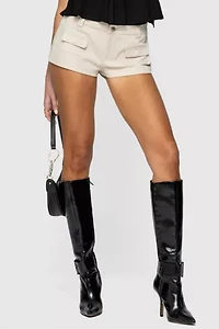 Edikted Terra Cargo Micro Shorts