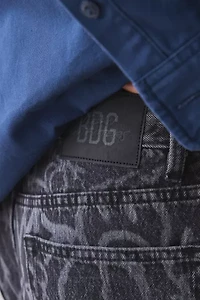 BDG Nitro Graffiti Print Baggy Fit Jean