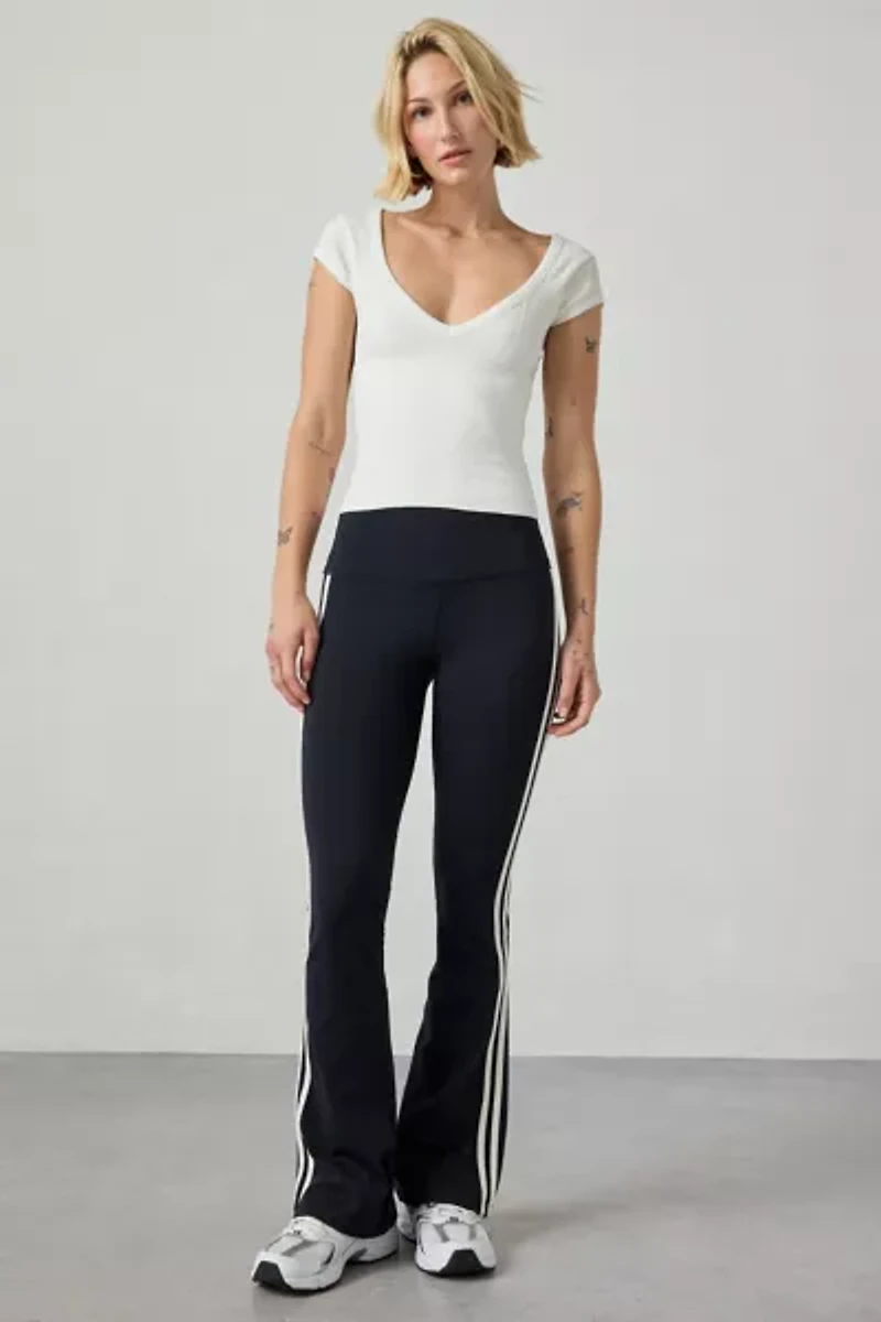 Out From Under Jade Seamless Knit Cutout Short Sleeve Tee