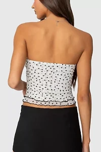 Edikted Laurie Polka Dot Tube Top
