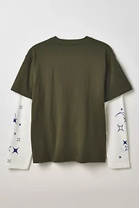 Students Golf Grayson Double Layer Long Sleeve Tee