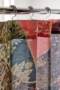 Melody Femme Patchwork Patterned Shower Curtain