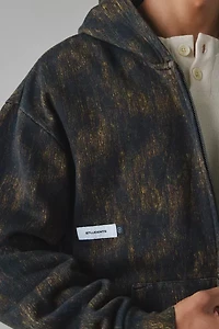 Students Golf Bushill Camo Hooded Zip-Up Sweatshirt