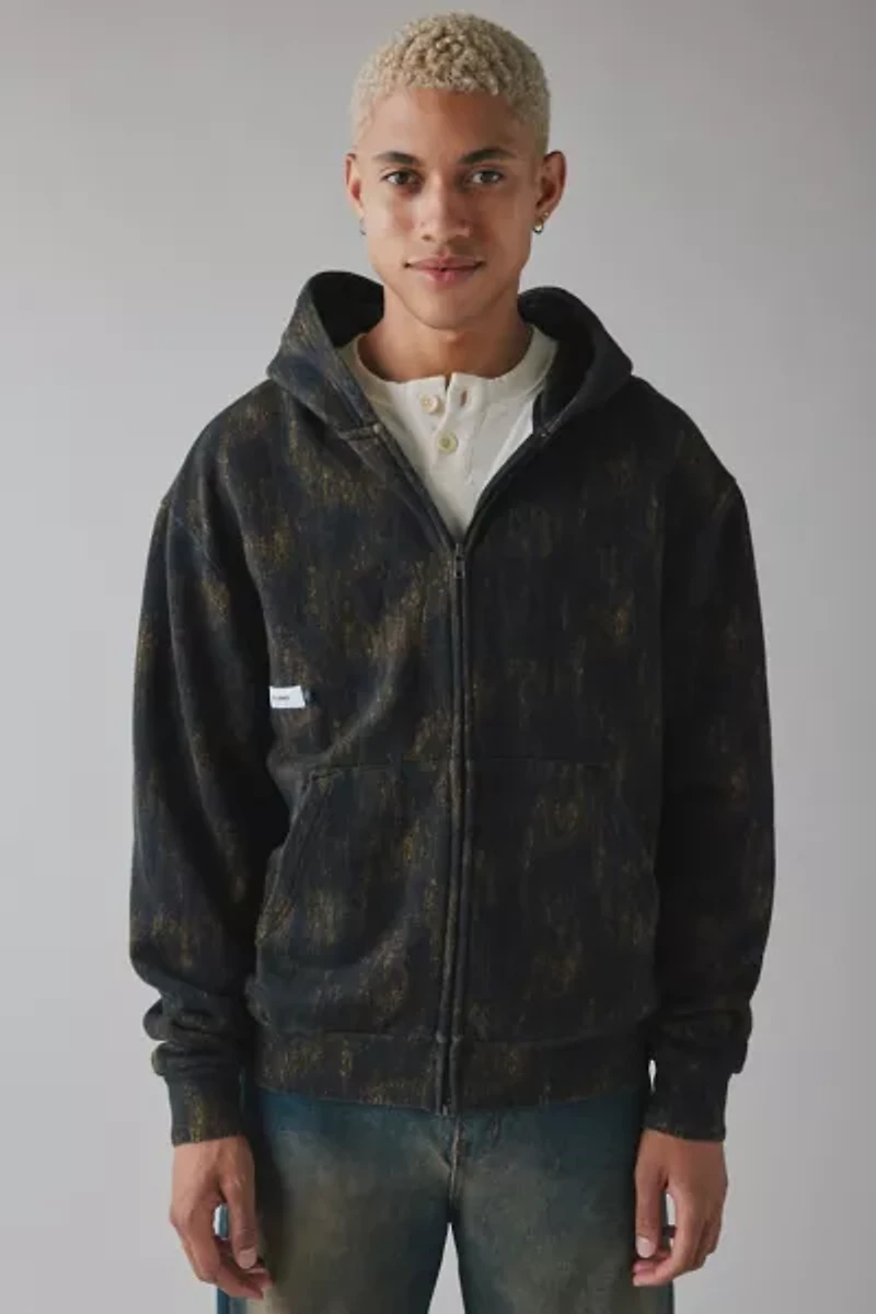 Students Golf Bushill Camo Hooded Zip-Up Sweatshirt