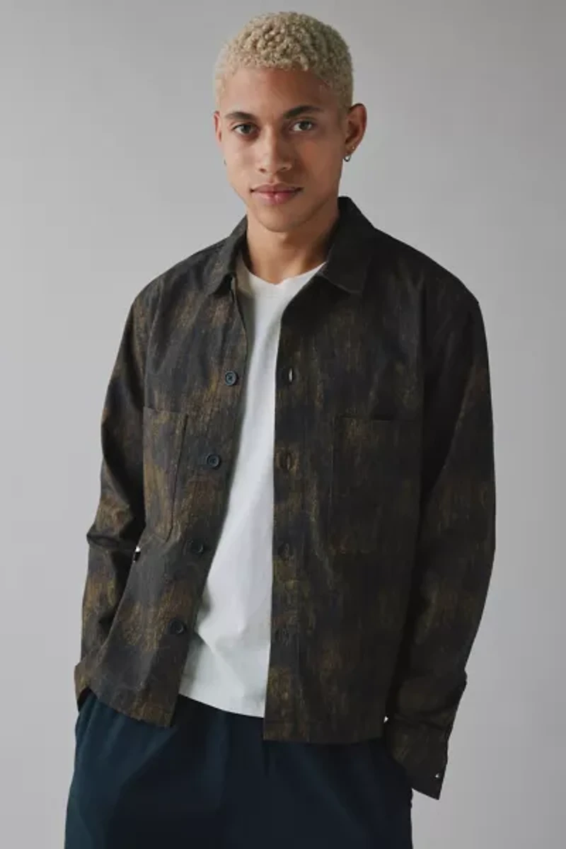 Students Golf Kennedy Camo Twill Jacket