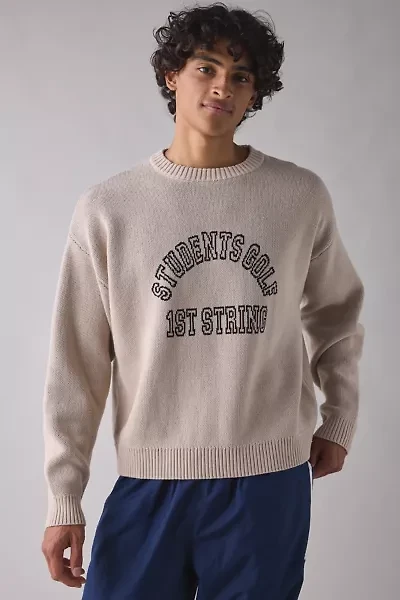 Students Golf 1st String Knit Crew Neck Sweater