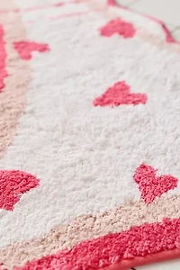 Heart Undies Plush Tufted Bath Mat