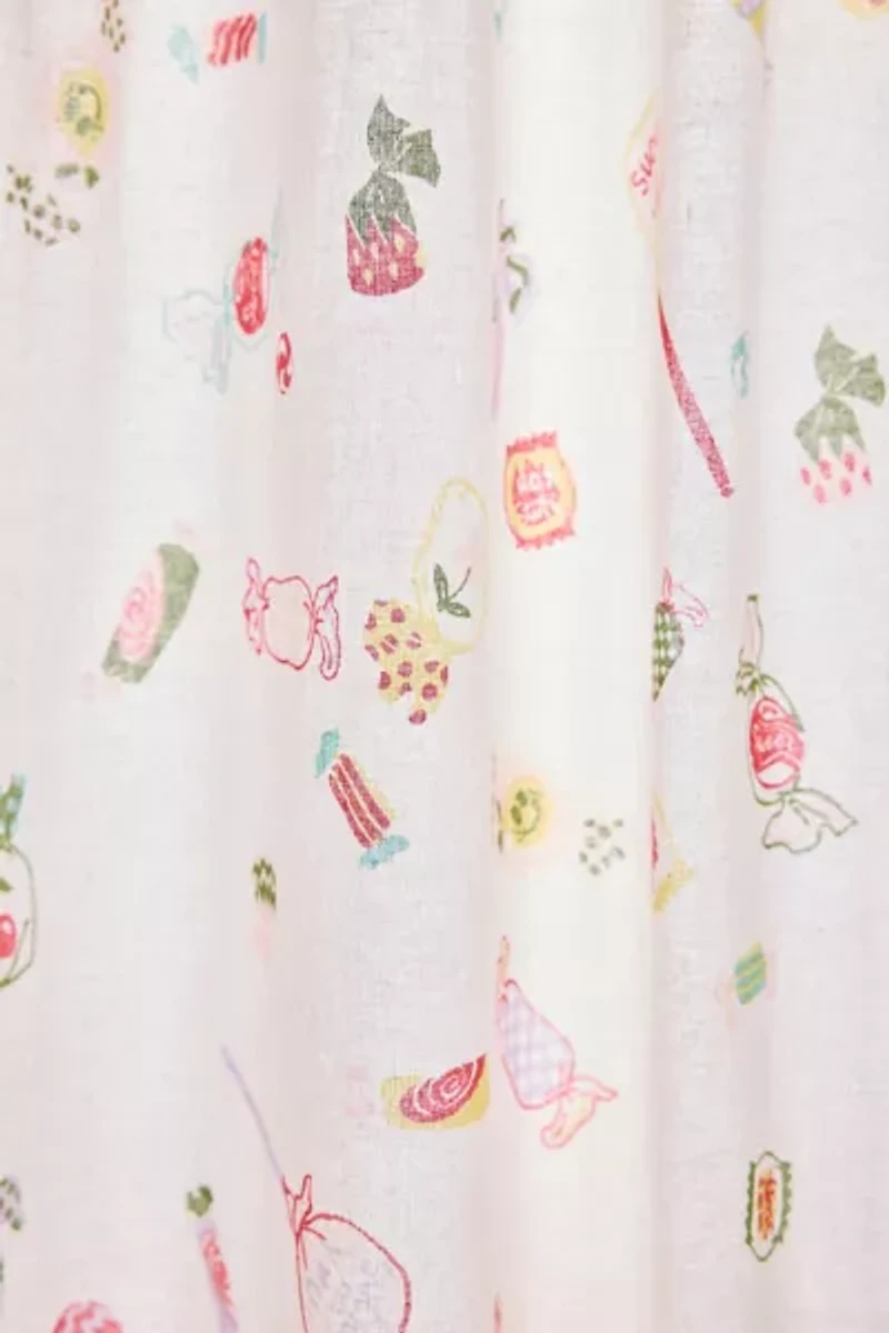 Candies Patterned Shower Curtain