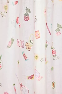 Candies Patterned Shower Curtain