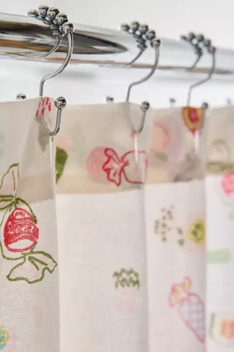 Candies Patterned Shower Curtain