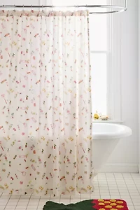 Candies Patterned Shower Curtain