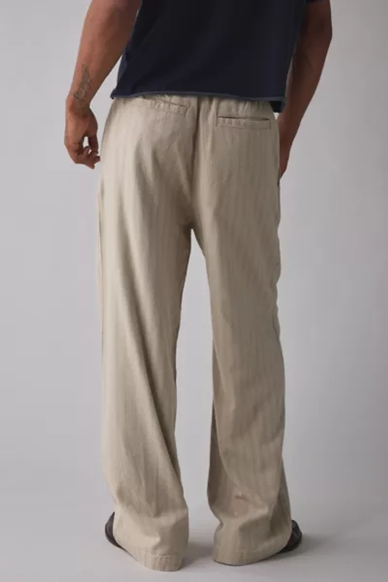 UO Preston Wooly Stripe Pull-On Pant