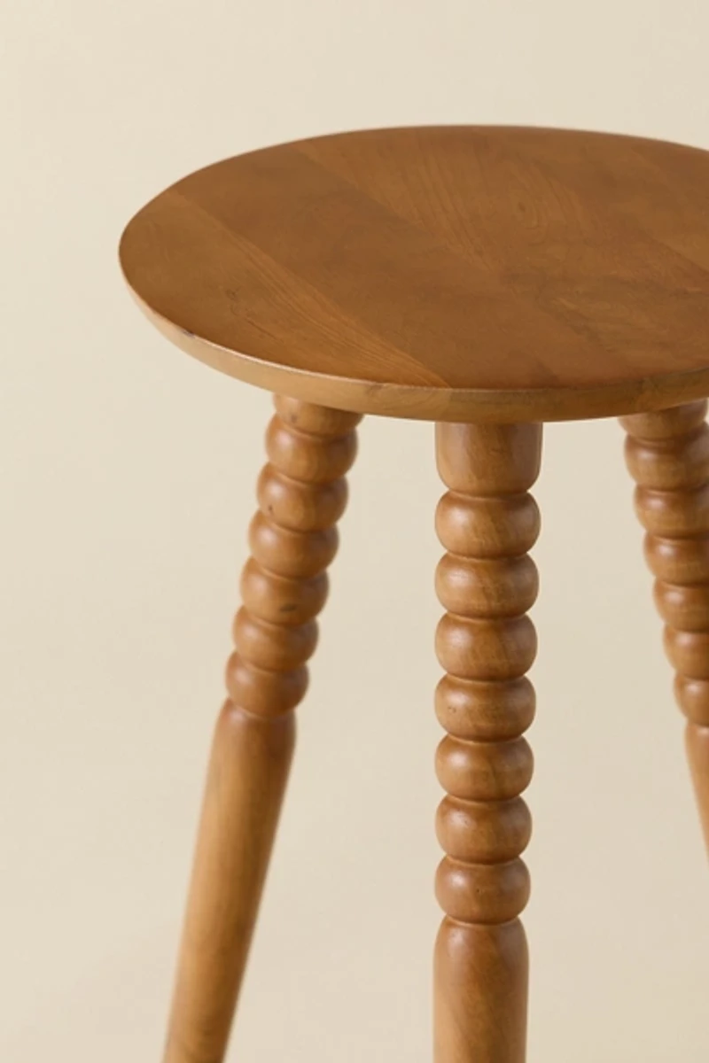Elisabeth Tripod Mango Wood Side Table
