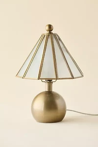 Paneled Glass Table Lamp
