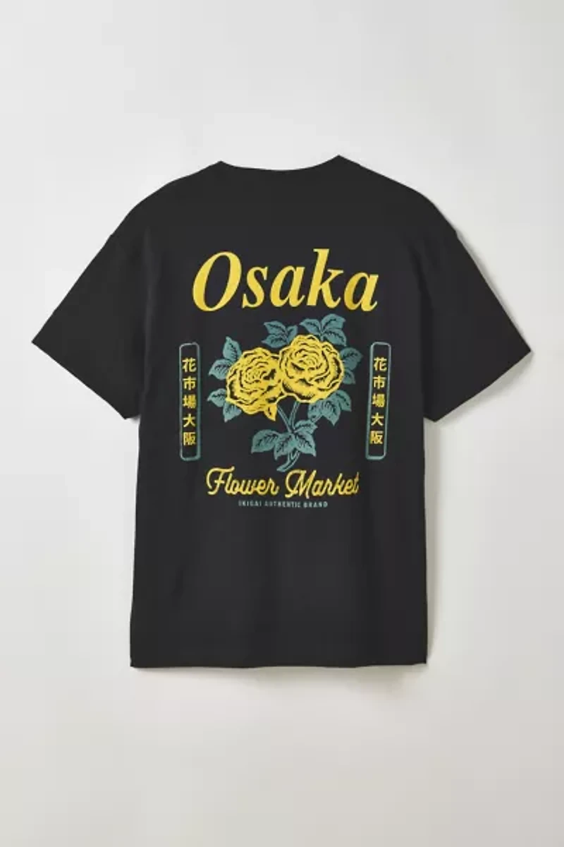 Osaka Japan Flower Market Graphic Tee