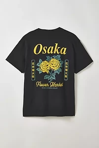 Osaka Japan Flower Market Graphic Tee