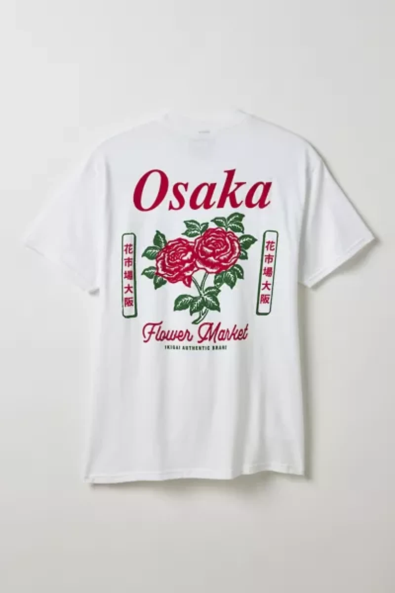 Osaka Japan Flower Market Graphic Tee
