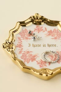 Cosette Ornate Ceramic Catch-All Dish