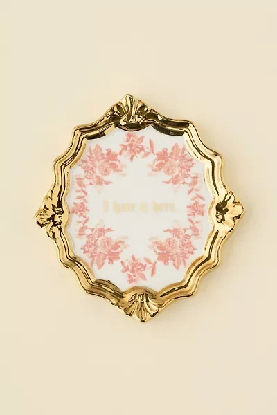 Cosette Ornate Ceramic Catch-All Dish