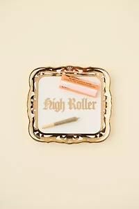 Cosette Ornate Ceramic Rolling Tray