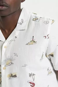 Ben Sherman Brighton To Amalfi Camp Shirt