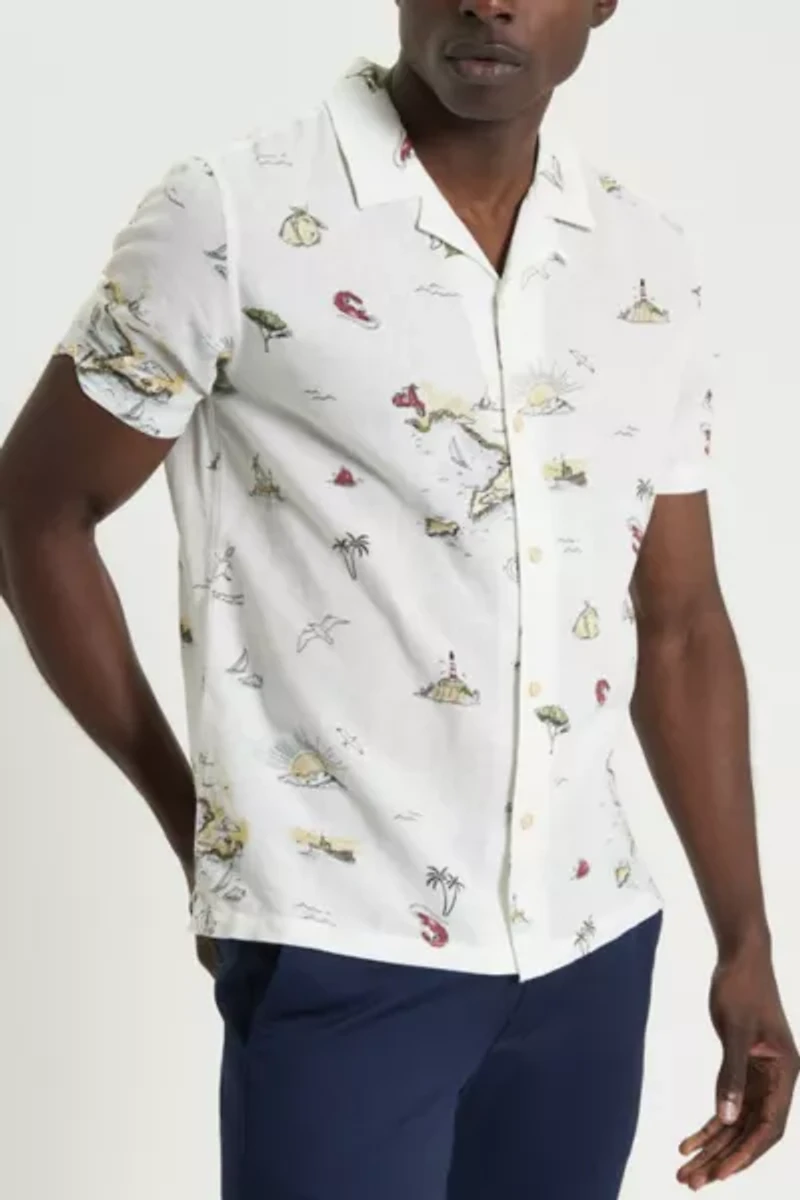 Ben Sherman Brighton To Amalfi Camp Shirt