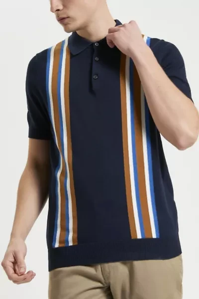 Ben Sherman Vertical Stripe Polo