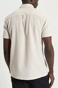 Ben Sherman Seersucker Striped Button Down Shirt