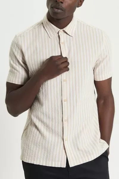 Ben Sherman Seersucker Striped Button Down Shirt