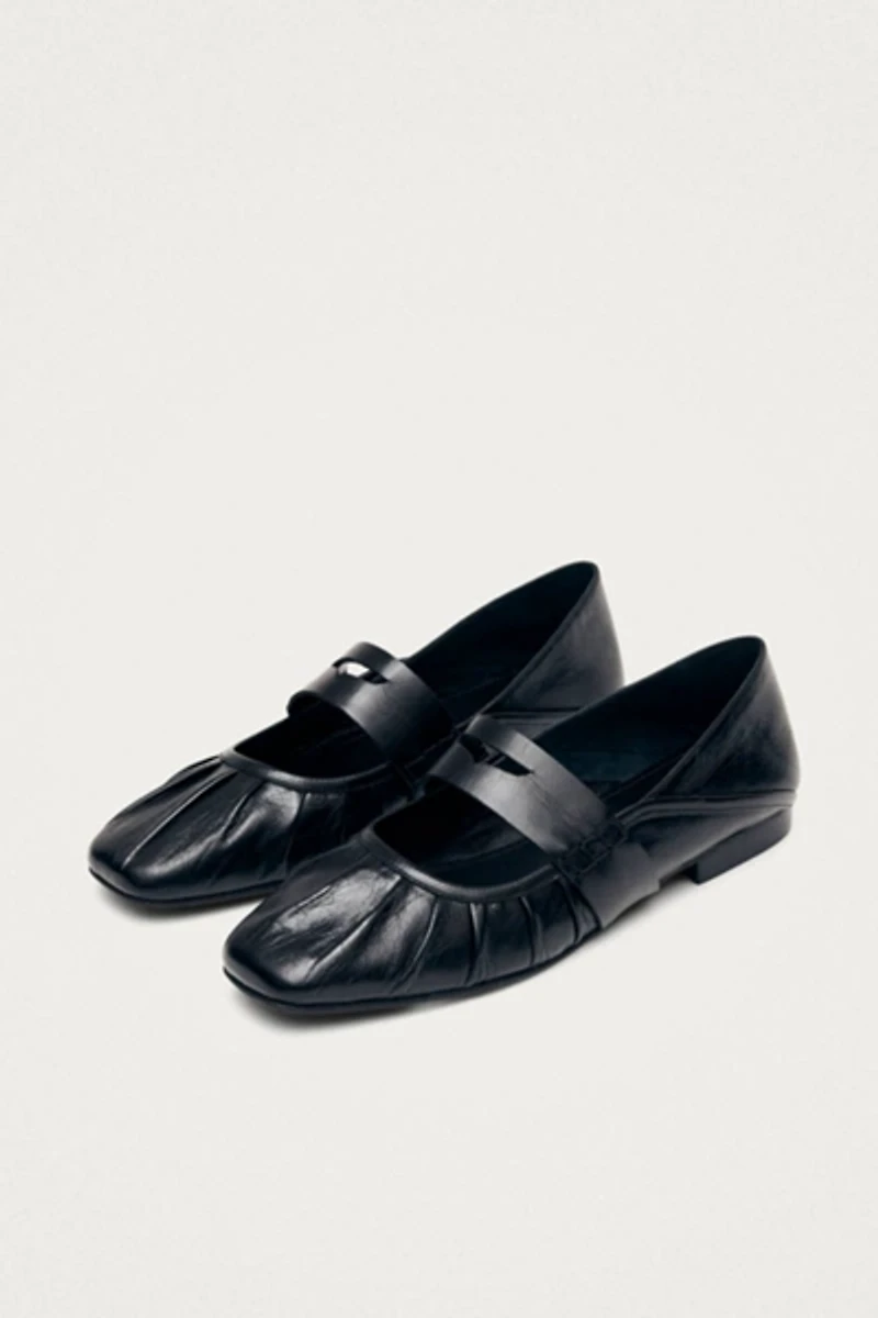 ALOHAS Bargo Leather Loafer Ballet Flat
