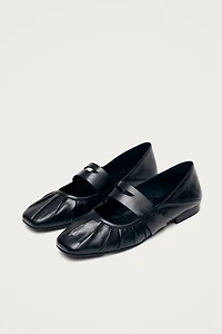 ALOHAS Bargo Leather Loafer Ballet Flat