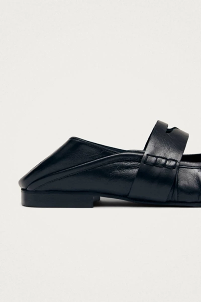 ALOHAS Bargo Leather Loafer Ballet Flat