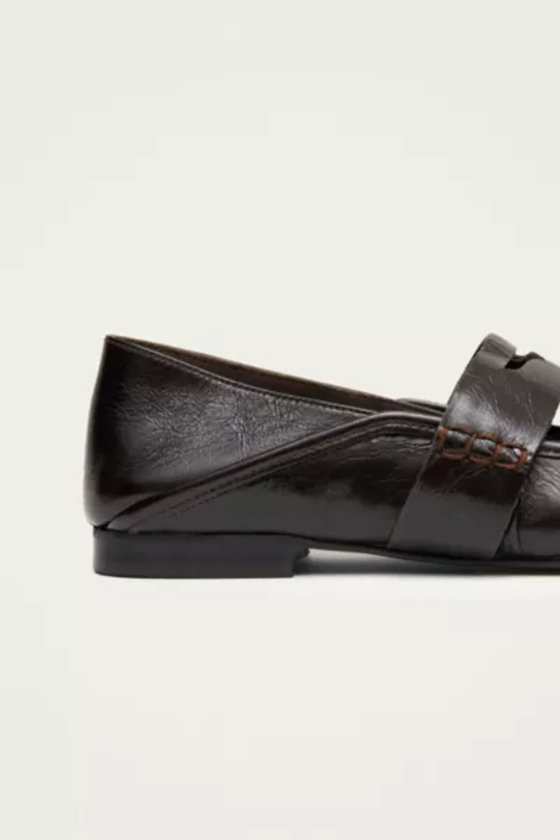 ALOHAS Bargo Leather Loafer Ballet Flat