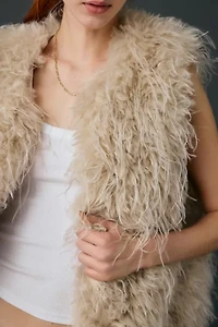 Kimchi Blue Nakita Oversized Faux Fur Vest