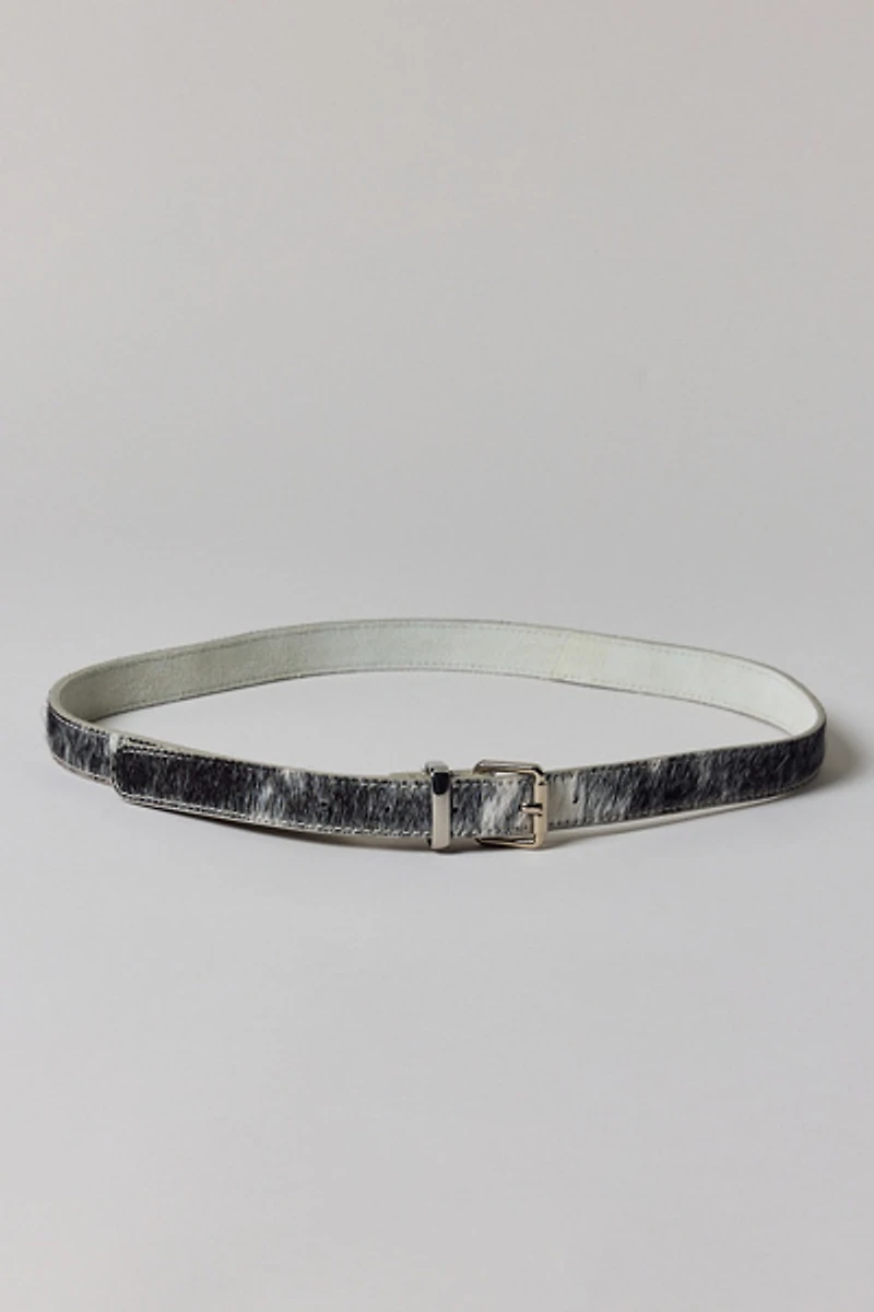 Classic Skinny Animal Print Belt