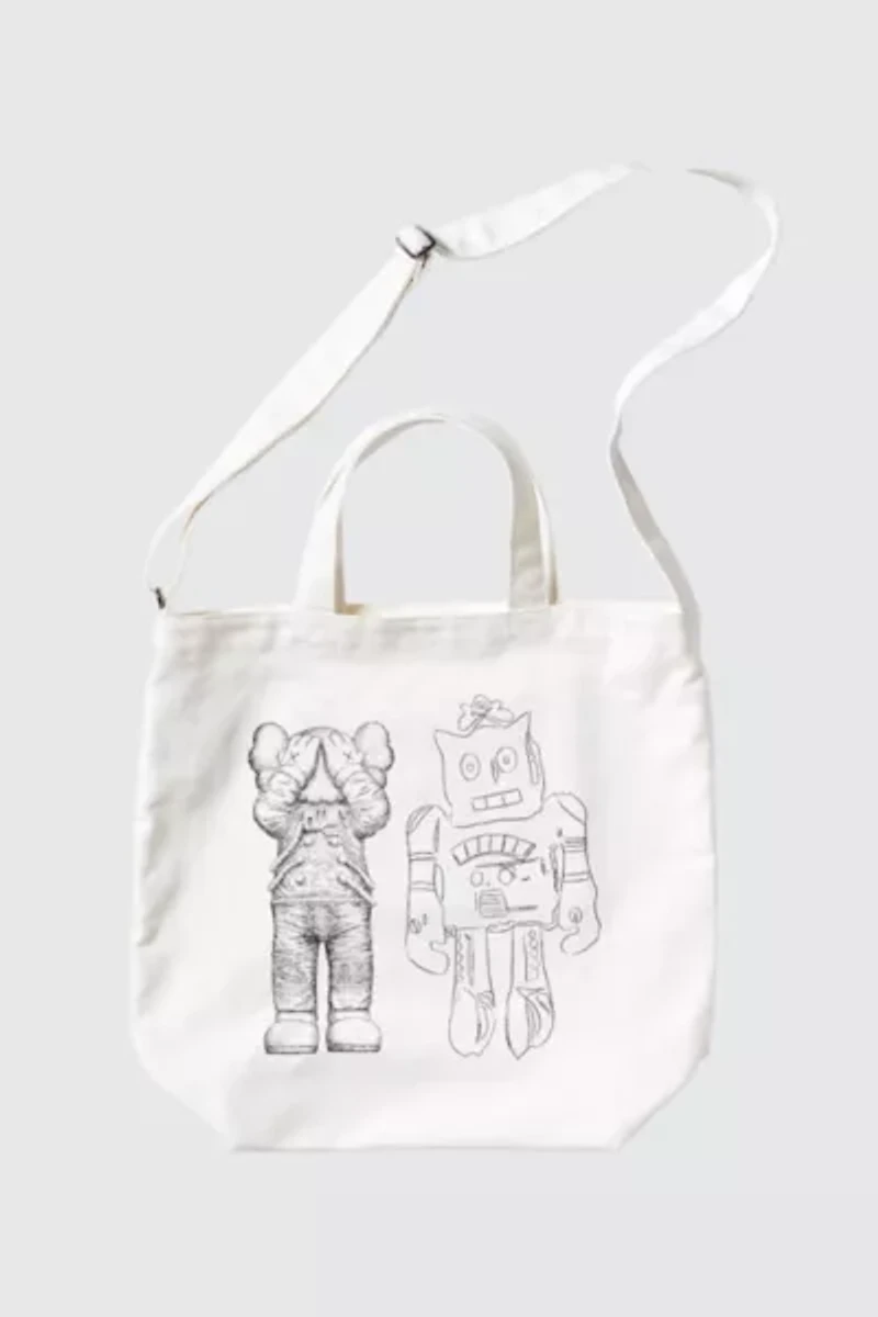 KAWS Uniqlo + Warhol 2-Way Tote Bag