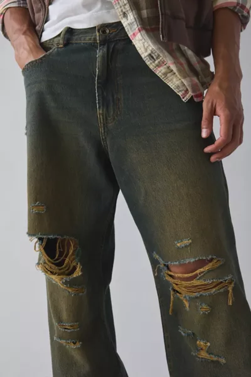 BDG Nitro Destructed Baggy Fit Jean