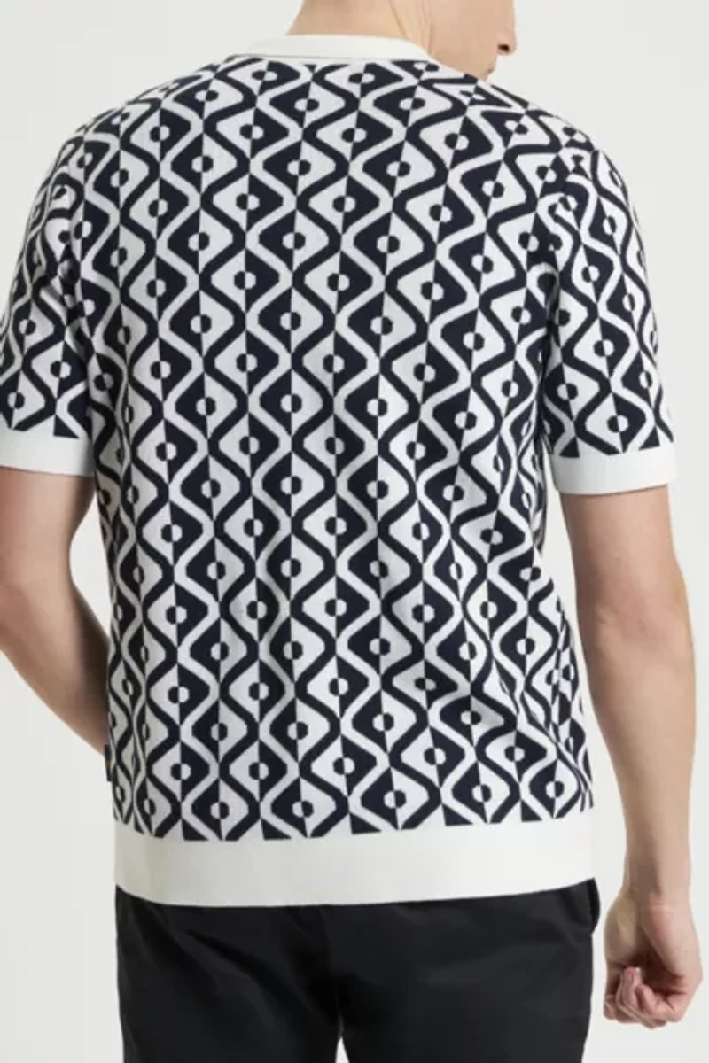 Ben Sherman Tile Jacquard Resort Shirt