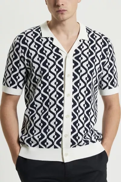Ben Sherman Tile Jacquard Resort Shirt