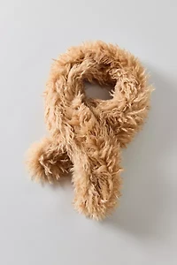 Shaggy Faux Fur Scarf