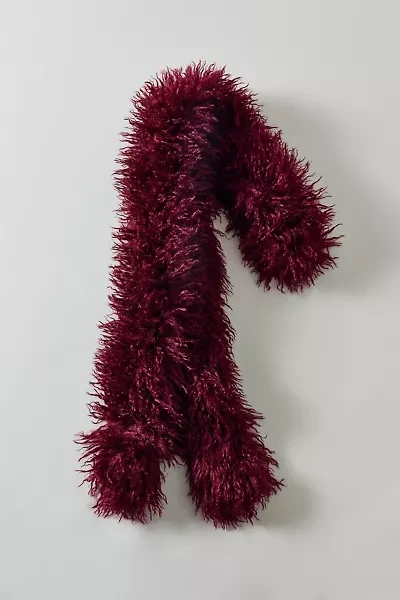 Shaggy Faux Fur Scarf