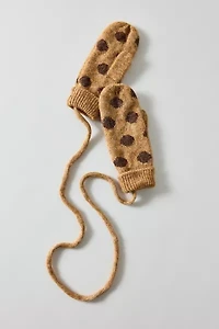 Polka Dot Corded Mitten