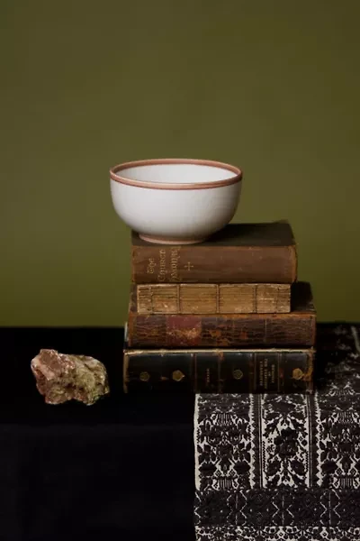 Middle Kingdom Rimmed Hermit Soup Bowl - Set of 4