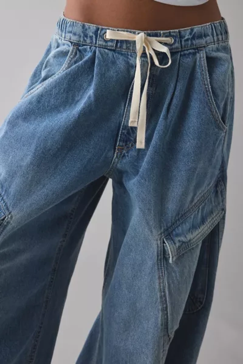 BDG Station Cocoon Baggy Barrel Leg Cargo Jean