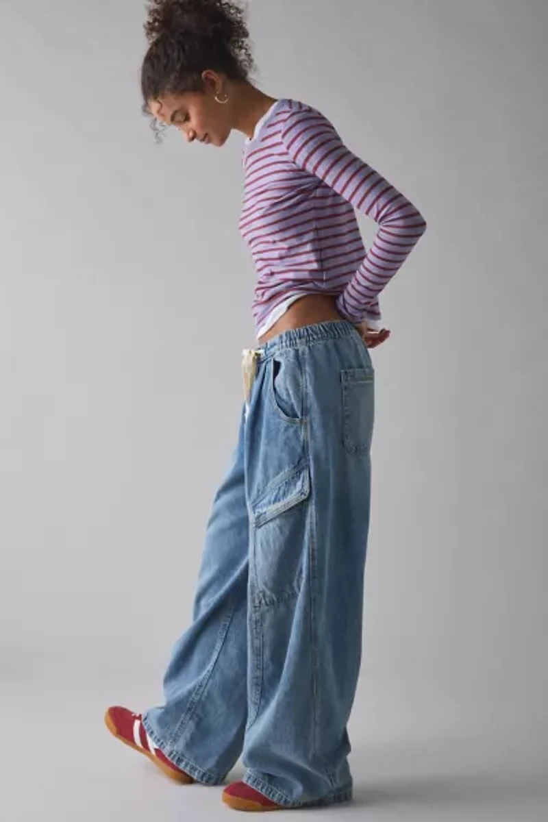 BDG Station Cocoon Baggy Barrel Leg Cargo Jean